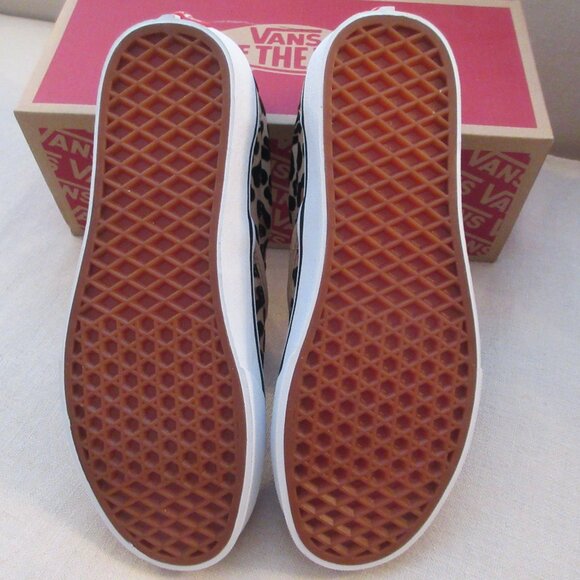 NWT Vans Classic Slip-On Leopard/True White Size 9 - Picture 6 of 14